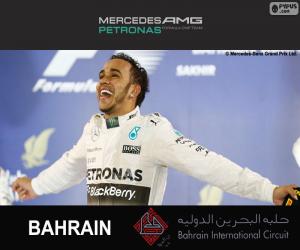 yapboz Hamilton GP Bahreyn 2015